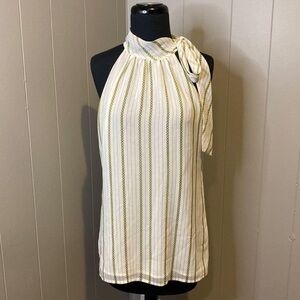 Banana Republic Chain Print Halter Top